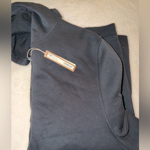 Skims Lounge Fleece Hoodie Washed Onyx Men’s Size XL NWT - Picture 1 of 2